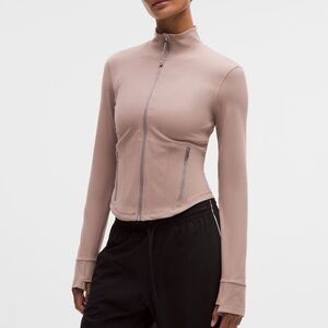 lululemon athletica NWT Define Mesh-Back Jacket Nulu in Ashen Rose